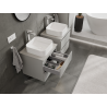 Mexen Orio meuble de salle de bain sous lavabo 50 cm, 2 tiroirs, gris mat - 91A10-05047-2-BFF62