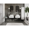 Mexen Orio meuble de salle de bain sous lavabo 60 cm, 1 tiroir, blanc brillant - 91A10-06023-1-BF00