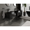 Mexen Orio meuble de salle de bain sous-lavabo 60 cm, 1 tiroir, noir brillant - 91A10-06023-1-BF70