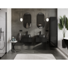 Mexen Orio meuble de salle de bain sous-lavabo 60 cm, 1 tiroir, noir brillant - 91A10-06023-1-BF70