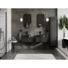 Mexen Orio armoire de salle de bains sous le lavabo 60 cm, 1 tiroir, noir mat - 91A10-06023-1-BF71