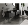 Mexen Orio armoire de salle de bains sous le lavabo 60 cm, 1 tiroir, noir mat - 91A10-06023-1-BF71