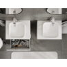 Mexen Orio meuble de salle de bain sous lavabo 60 cm, 1 tiroir, blanc brillant - 91A10-06047-1-BF00