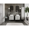 Mexen Orio meuble de salle de bains sous lavabo 60 cm, 1 tiroir, gris mat - 91A10-06047-1-BF62