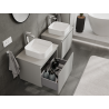 Mexen Orio meuble de salle de bains sous lavabo 60 cm, 1 tiroir, gris mat - 91A10-06047-1-BF62