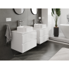 Mexen Orio meuble-lavabo salle de bain 60 cm, 2 tiroirs, blanc brillant - 91A10-06047-2-BFF00