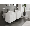 Mexen Orio meuble de salle de bains sous lavabo 60 cm, 2 tiroirs, blanc mat - 91A10-06047-2-BFF01