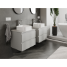 Mexen Orio meuble de salle de bain sous-lavabo 60 cm, 2 tiroirs, gris mat - 91A10-06047-2-BFF62