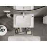 Mexen Orio meuble de salle de bain sous lavabo 70 cm, 1 tiroir, blanc mat - 91A10-07023-1-BF01