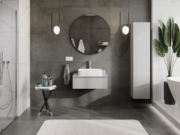 Mexen Orio armoire de salle de bain sous lavabo 70 cm, 1 tiroir, gris mat - 91A10-07023-1-BF62