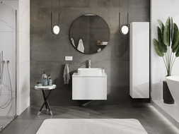 Mexen Orio armoire de salle de bains sous lavabo 70 cm, 1 tiroir, blanc brillant - 91A10-07047-1-BF00
