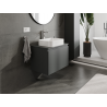Mexen Orio meuble de salle de bain sous lavabo 70 cm, 1 tiroir, graphite mat - 91A10-07047-1-BF66
