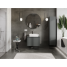 Mexen Orio meuble de salle de bain sous lavabo 70 cm, 1 tiroir, graphite mat - 91A10-07047-1-BF66