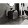 Mexen Orio meuble de salle de bain sous-lavabo 70 cm, 1 tiroir, noir mat - 91A10-07047-1-BF71