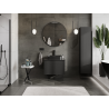 Mexen Orio meuble de salle de bain sous-lavabo 70 cm, 1 tiroir, noir mat - 91A10-07047-1-BF71