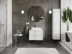 Mexen Orio meuble de salle de bains sous lavabo 70 cm, 2 tiroirs, blanc brillant - 91A10-07047-2-BFF00