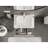 Mexen Orio meuble de salle de bain sous-vasque 70 cm, 2 tiroirs, blanc mat - 91A10-07047-2-BFF01