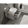 Mexen Orio armoire de salle de bain sous-lavabo 70 cm, 2 tiroirs, gris mat - 91A10-07047-2-BFF62