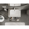 Mexen Orio armoire de salle de bain sous-lavabo 70 cm, 2 tiroirs, gris mat - 91A10-07047-2-BFF62
