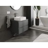 Mexen Orio meuble de salle de bains sous lavabo 70 cm, 2 tiroirs, graphite mat - 91A10-07047-2-BFF66