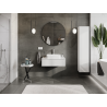 Mexen Orio meuble de salle de bain sous lavabo 80 cm, 1 tiroir, blanc brillant - 91A10-08023-1-BF00