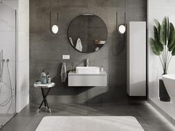 Mexen Orio meuble de salle de bain sous lavabo 80 cm, 1 tiroir, gris mat - 91A10-08023-1-BF62