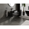 Mexen Orio armoire de salle de bain sous-lavabo 80 cm, 1 tiroir, noir brillant - 91A10-08023-1-BF70