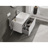Mexen Orio meuble sous-lavabo de salle de bain 80 cm, 1 tiroir, blanc brillant - 91A10-08047-1-BF00