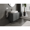 Mexen Orio meuble de salle de bain sous-vasque 80 cm, 1 tiroir, graphite mat - 91A10-08047-1-BF66