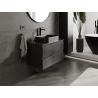 Mexen Orio meuble de salle de bain sous-lavabo 80 cm, 2 tiroirs, noir mat - 91A10-08047-2-BFF71