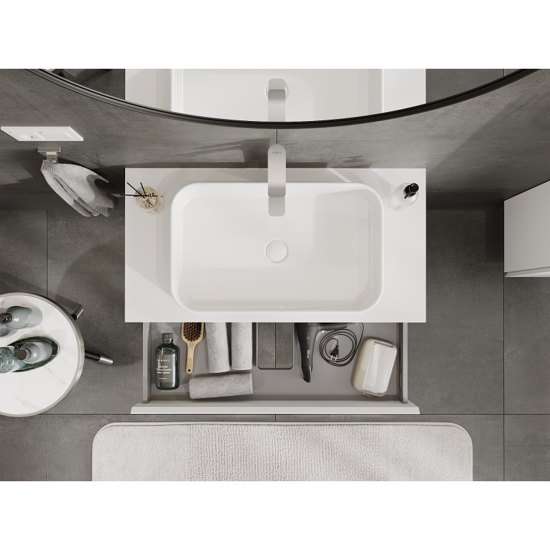 Mexen Orio armoire de salle de bain sous lavabo 90 cm, 1 tiroir, blanc mat - 91A10-09023-1-BF01