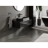 Mexen Orio meuble de salle de bains sous lavabo 90 cm, 1 tiroir, noir brillant - 91A10-09023-1-BF70