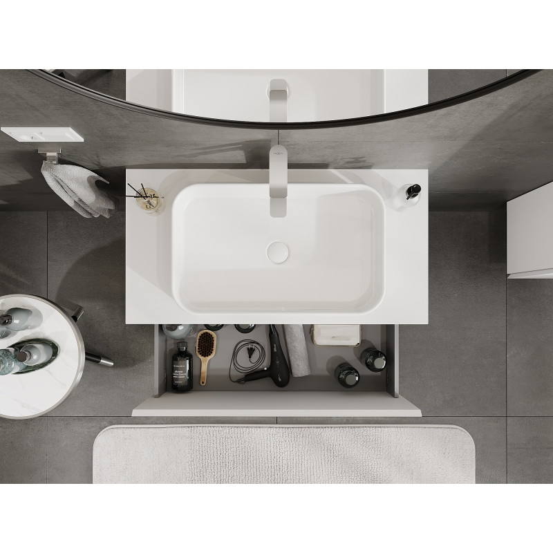 Mexen Orio armoire de salle de bain sous lavabo 90 cm, 1 tiroir, blanc mat - 91A10-09047-1-BF01