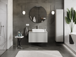 Mexen Orio meuble de salle de bain sous vasque 90 cm, 1 tiroir, gris mat - 91A10-09047-1-BF62
