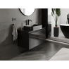 Mexen Orio meuble de salle de bain sous lavabo 90 cm, 1 tiroir, noir brillant - 91A10-09047-1-BF70