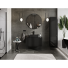 Mexen Orio meuble de salle de bain sous lavabo 90 cm, 1 tiroir, noir brillant - 91A10-09047-1-BF70