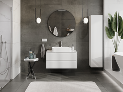 Mexen Orio meuble de salle de bain sous lavabo 90 cm, 2 tiroirs, blanc brillant - 91A10-09047-2-BFF00