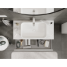 Mexen Orio Meuble de Salle de Bain sous lavabo 100 cm, 1 tiroir, blanc brillant - 91A10-10023-1-BF00