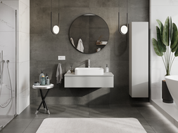Mexen Orio meuble de salle de bains sous-lavabo 100 cm, 1 tiroir, gris mat - 91A10-10023-1-BF62