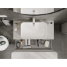 Mexen Orio meuble de salle de bains sous-lavabo 100 cm, 1 tiroir, gris mat - 91A10-10023-1-BF62