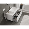Mexen Orio meuble de salle de bain sous lavabo 100 cm, 1 tiroir, blanc brillant - 91A10-10047-1-BF00