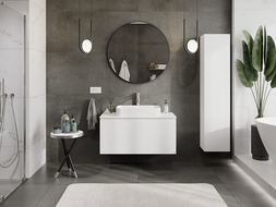 Mexen Orio armoire de salle de bain sous lavabo 100 cm, 1 tiroir, blanc mat - 91A10-10047-1-BF01