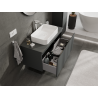Mexen Orio armoire de salle de bains sous lavabo 100 cm, 1 tiroir, graphite mat - 91A10-10047-1-BF66