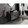 Mexen Orio meuble de salle de bains sous-lavabo 100 cm, 1 tiroir, noir mat - 91A10-10047-1-BF71
