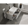 Mexen Orio meuble de salle de bain sous lavabo 100 cm, 2 tiroirs, gris mat - 91A10-10047-2-BFF62