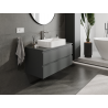 Mexen Orio meuble de salle de bain pour lavabo 100 cm, 2 tiroirs, graphite mat - 91A10-10047-2-BFF66