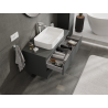 Mexen Orio meuble de salle de bain pour lavabo 100 cm, 2 tiroirs, graphite mat - 91A10-10047-2-BFF66