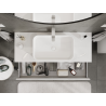 Mexen Orio meuble de salle de bains sous lavabo 120 cm, 1 tiroir, blanc brillant - 91A10-12023-1-BF00