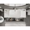 Mexen Orio armoire de salle de bain sous vasque 120 cm, 1 tiroir, blanc mat - 91A10-12047-1-BF01