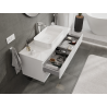 Mexen Orio armoire de salle de bains sous lavabo 120 cm, 2 tiroirs, blanc brillant - 91A10-12047-2-BFF00